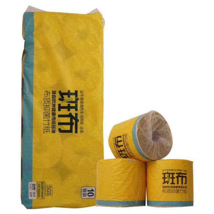 Large 3-Ply Bath Tissue Paper Eco-Friendly Soft Roll Tissue Paper for Kitchen Bathroom Restaurant Hotel 600g Toilet Rolls Paper Bulk 