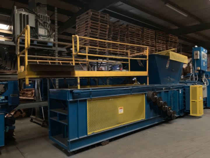 Auto Tie Baler.  IPS Auto Tie Baler 50 HP 