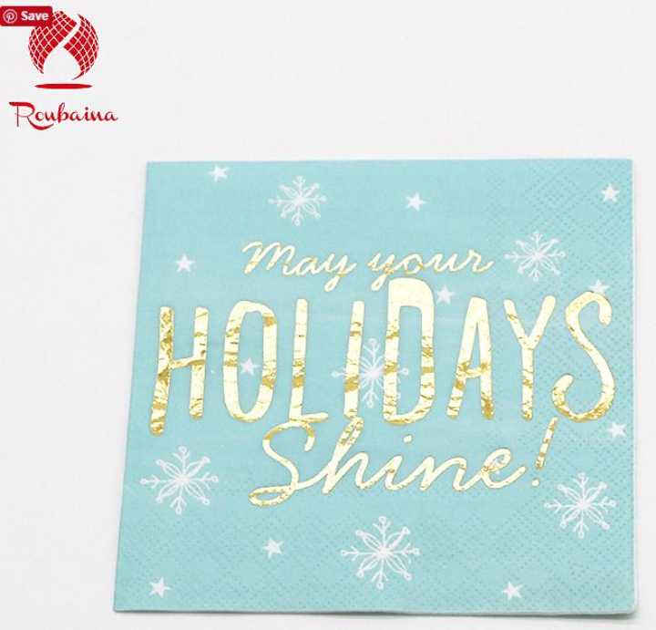 Color Paper Napkin Serviettes for Party