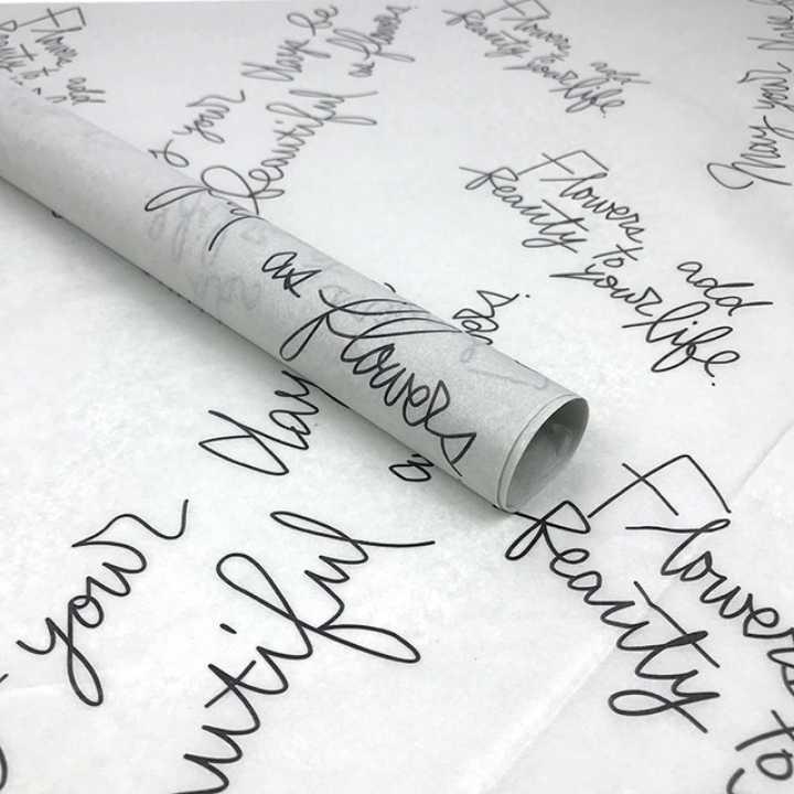 Custom Printed Logo Wrapping Tissue Paper 