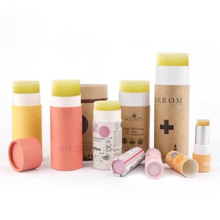 Environmentally Friendly Cosmetic Paper Tube Packaging