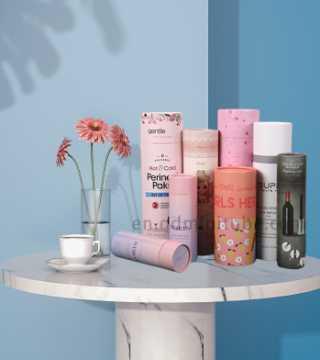 Paper Tube Custom Printing Creative Round Kraft Paper Tube