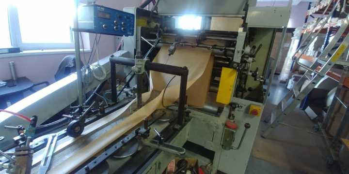 Used Flat/Satchel Bag Making Machine with Print /Window Unit