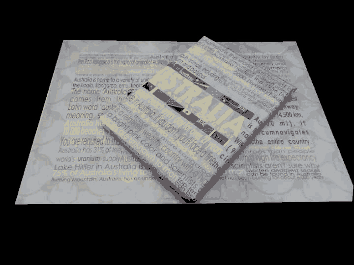 Australia Country Flags Gift Wrapping Papers