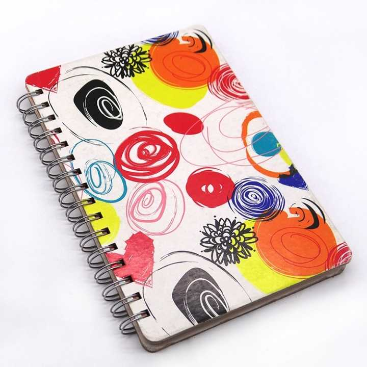 Spiral Notebook with Color Pages