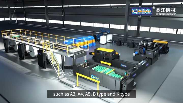 Huge Capacity A4 Cut Size Sheeting and Packaging Machine