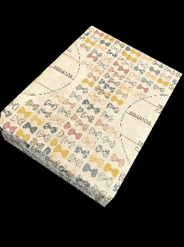 World Map Wrapping Paper With Beautiful Bows