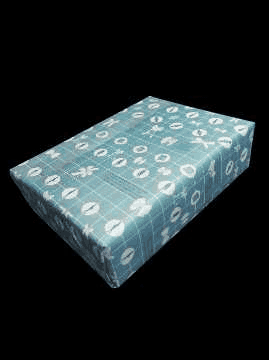 Blue Corporate Design Informative Wrapping Paper