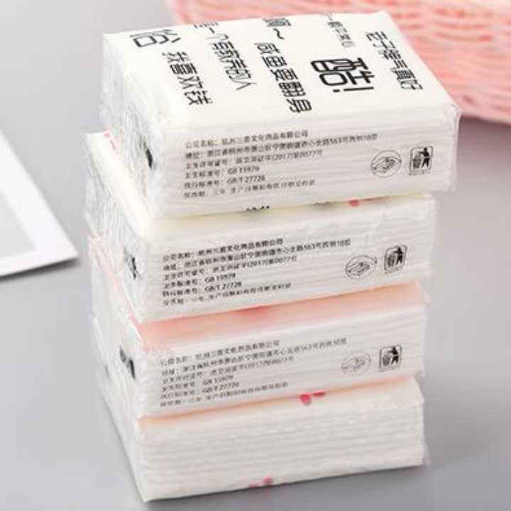 Soft Bag Pocket 2 Ply Facial Tissue Paper