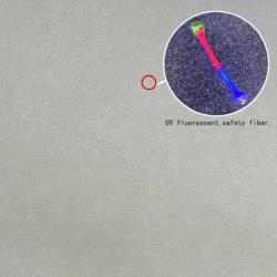 Anti-counterfeiting paper.