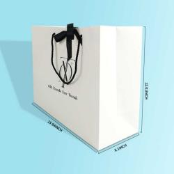 White Card Paper Shopping Bags