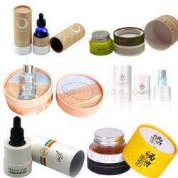 Environmentally Friendly Cosmetic Paper Tube Packaging