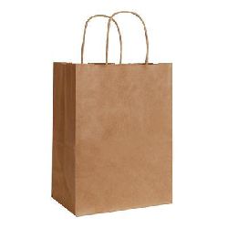 100% Recycled Kraft Shopping Bags