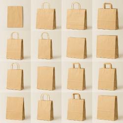 Kraft Paper Bags (With and Without Handles)