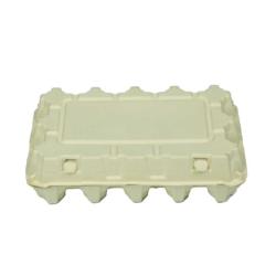 Compostable Bamboo Fiber 15 Cell Egg Carton