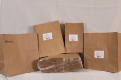 Square Bottom Paper Bags - Brown SOS