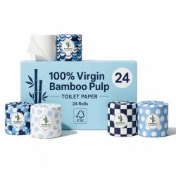 Private Label Bamboo Toilet Paper 2 Ply Toilet Tissue 