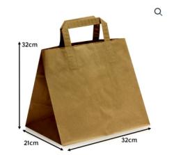 Kraft Paper Bags with Handle and Non-Handle Bags