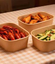 Kraft Food Containers for Takeaway & Delivery