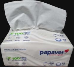 Premium Papaver Facial Tissue – Mini Pull Pack