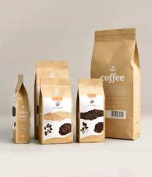 Kraft Stand-Up Pouch for Food & Dry Goods Packaging