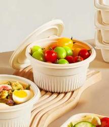 Molded Fiber Lids for Cups & Food Containers