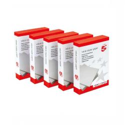 White A4 80gsm Copier Paper Ream (Pack of 2500) 5 Star 