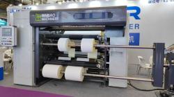 Labelstock Paper Jumbo Roll Slitter Rewinder Machine
