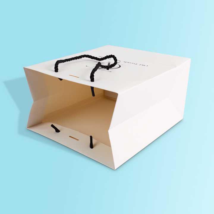 White Card Paper Shopping Bags