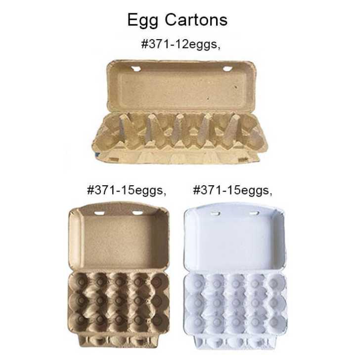 Disposable Pulp Fiber Egg Cartons