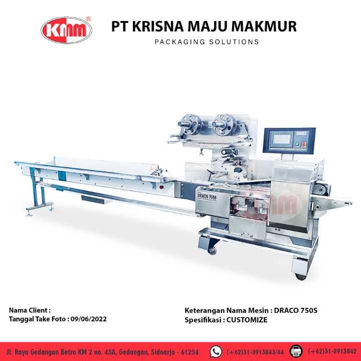 Draco 750S - Horizontal Flow Wrapping Machine