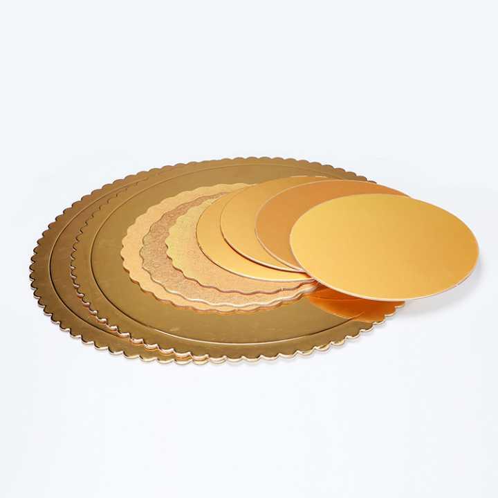 Food Grade Foil Paper Customized Shape and Color Cake Board