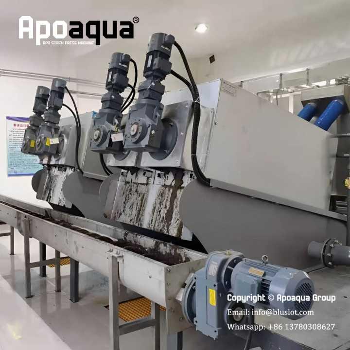 Apoaqua Sludge Dewatering Equipment System for Pig Manure