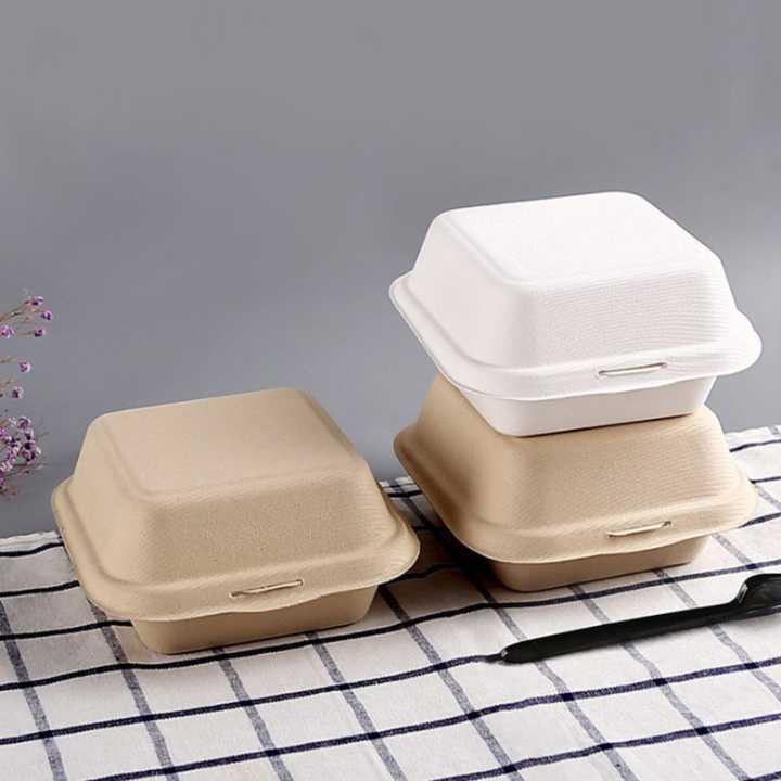 Bagasse Burger Boxes