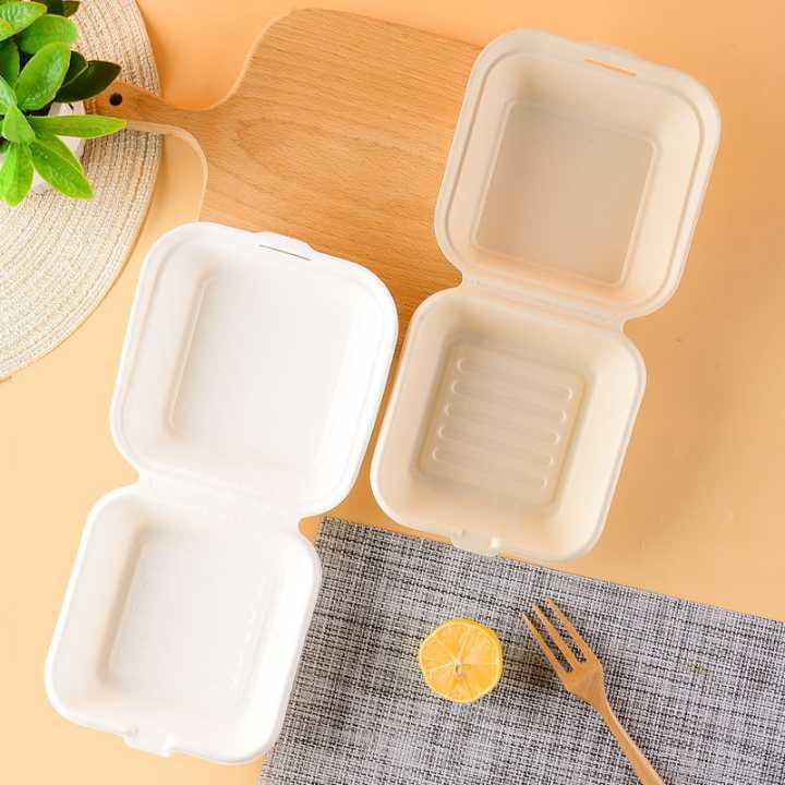 Bagasse 480ml Burger Boxes