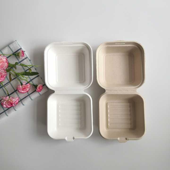 Bagasse Burger Boxes