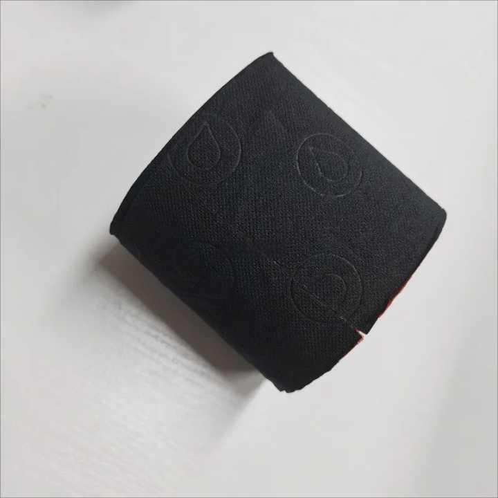 Black-Red Colored Toilet Tissue Paper Rolls