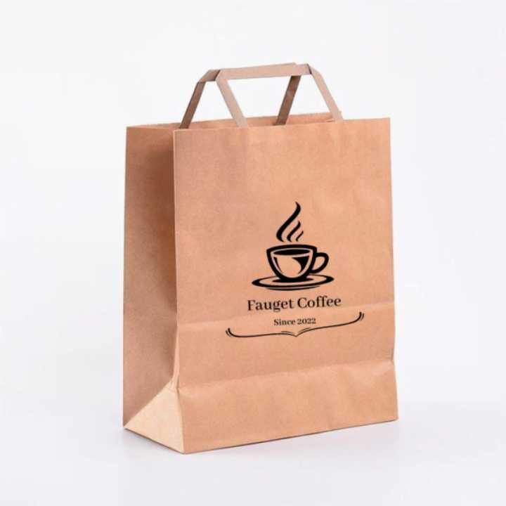 Flat Handle Paper Bags