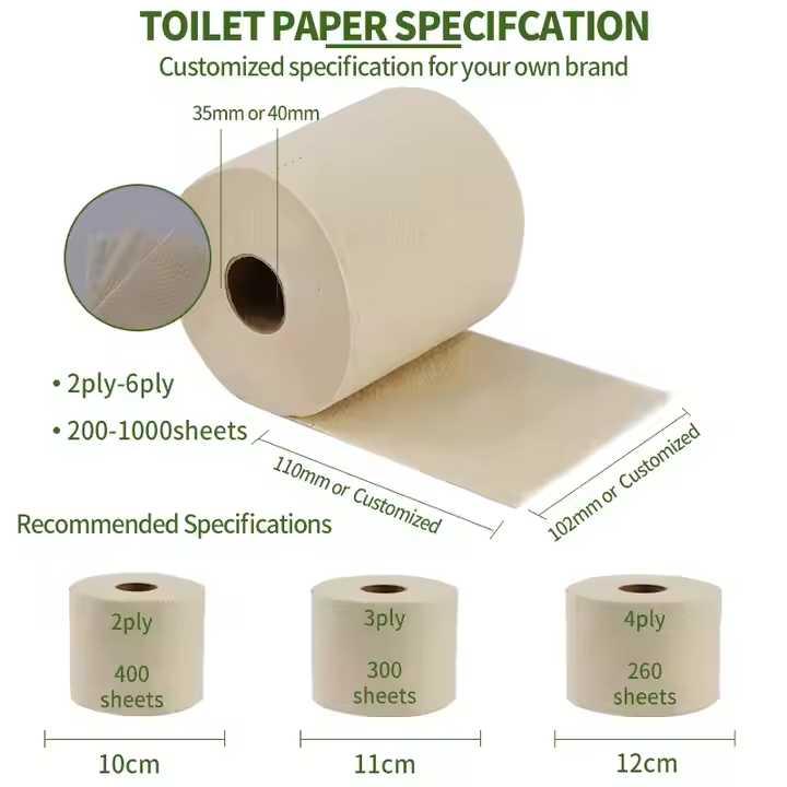 Bamboo Toilet Tissue Paper