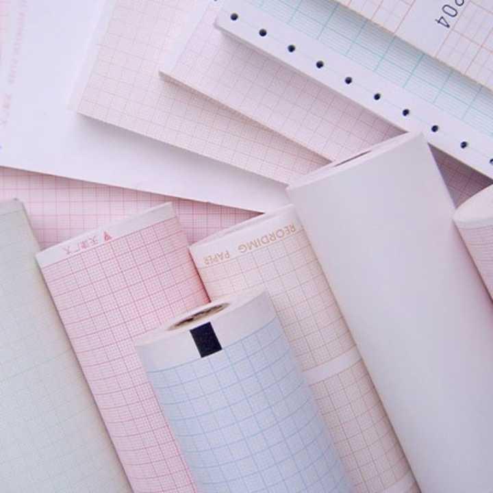 Medical Cardiology ECG Recording Paper