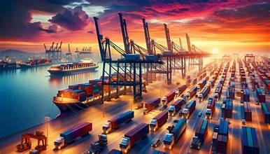 Port Operations Handling, Cargo Transport of Containers