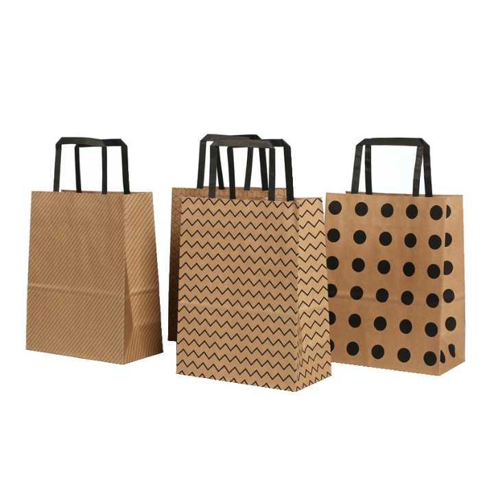 Flat Handle Paper Bags