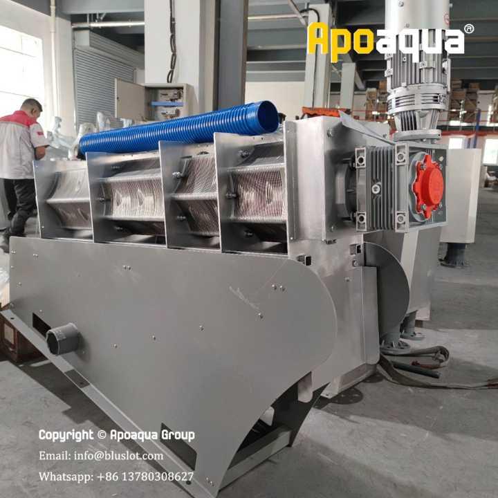 Apoaqua Dewatering Screw Press Machine for Landfill Leachate
