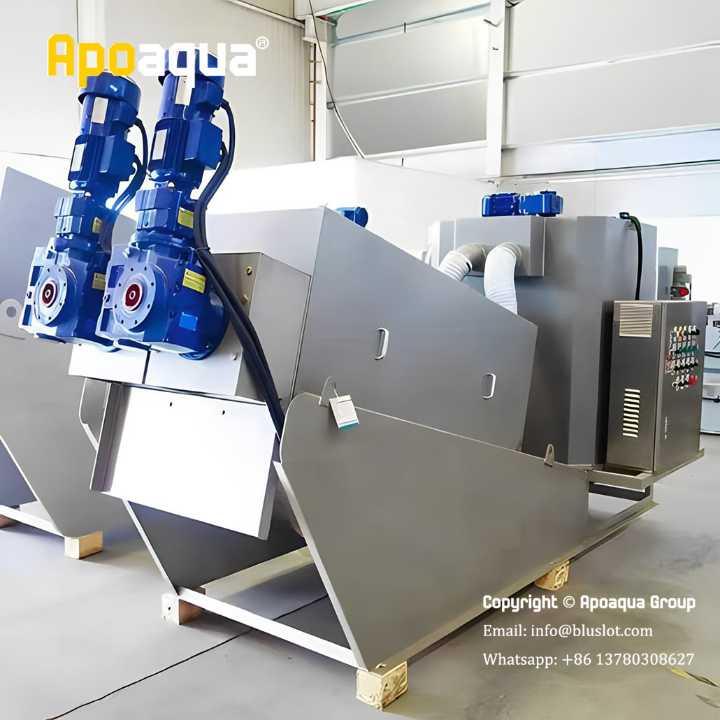 Apoaqua Sludge Dewatering Machine for Plastic Granules