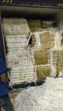 Straw Paper Waste in Bale