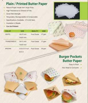 Food Grade Butter Paper