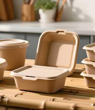 Bagasse Food Containers for Takeaway & Horeca