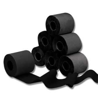 Black Color Bathroom Tissue Paper Rolls | Guangdong Yuanhua Paper ...