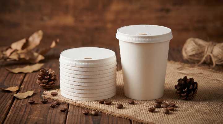 62mm Paper Lids - Compatible with 4oz Cups 