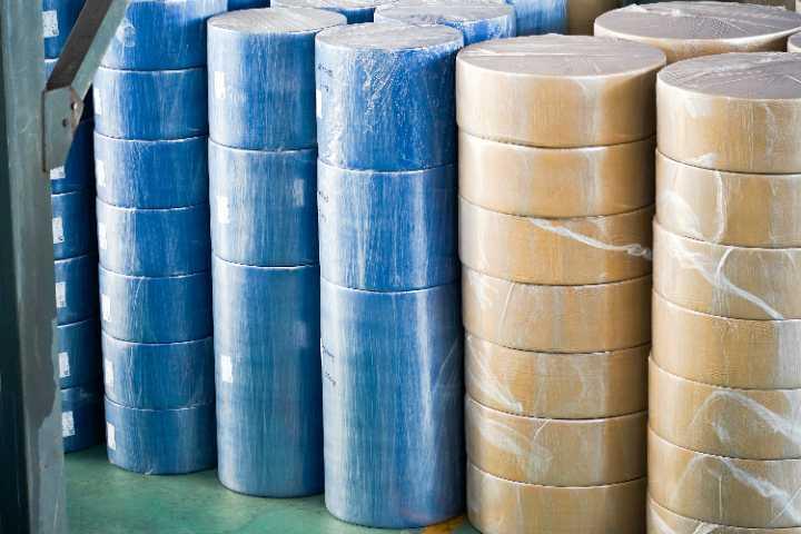 Blue Colored Napkin Tissue Parent Rolls